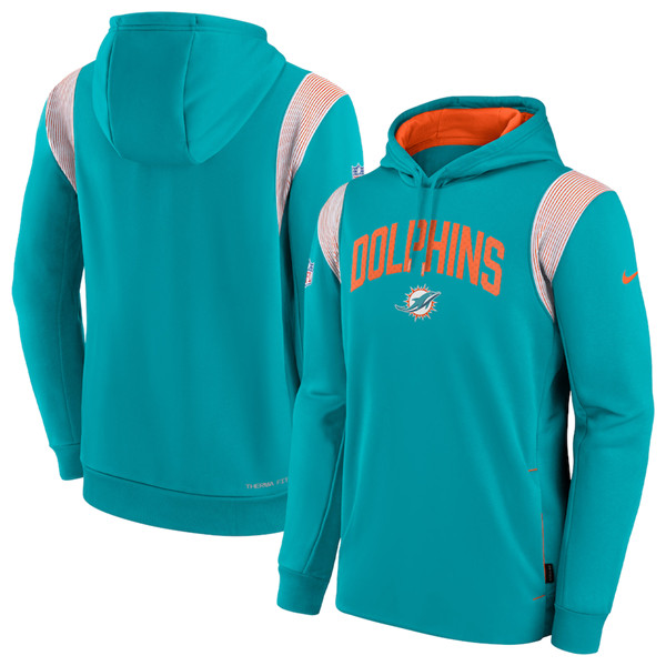Men's Miami Dolphins Aqua Sideline Stack Performance Pullover Hoodie,We sell and wholesale Men's Miami Dolphins Aqua Sideline Stack Performance Pullover Hoodie on line form chian!